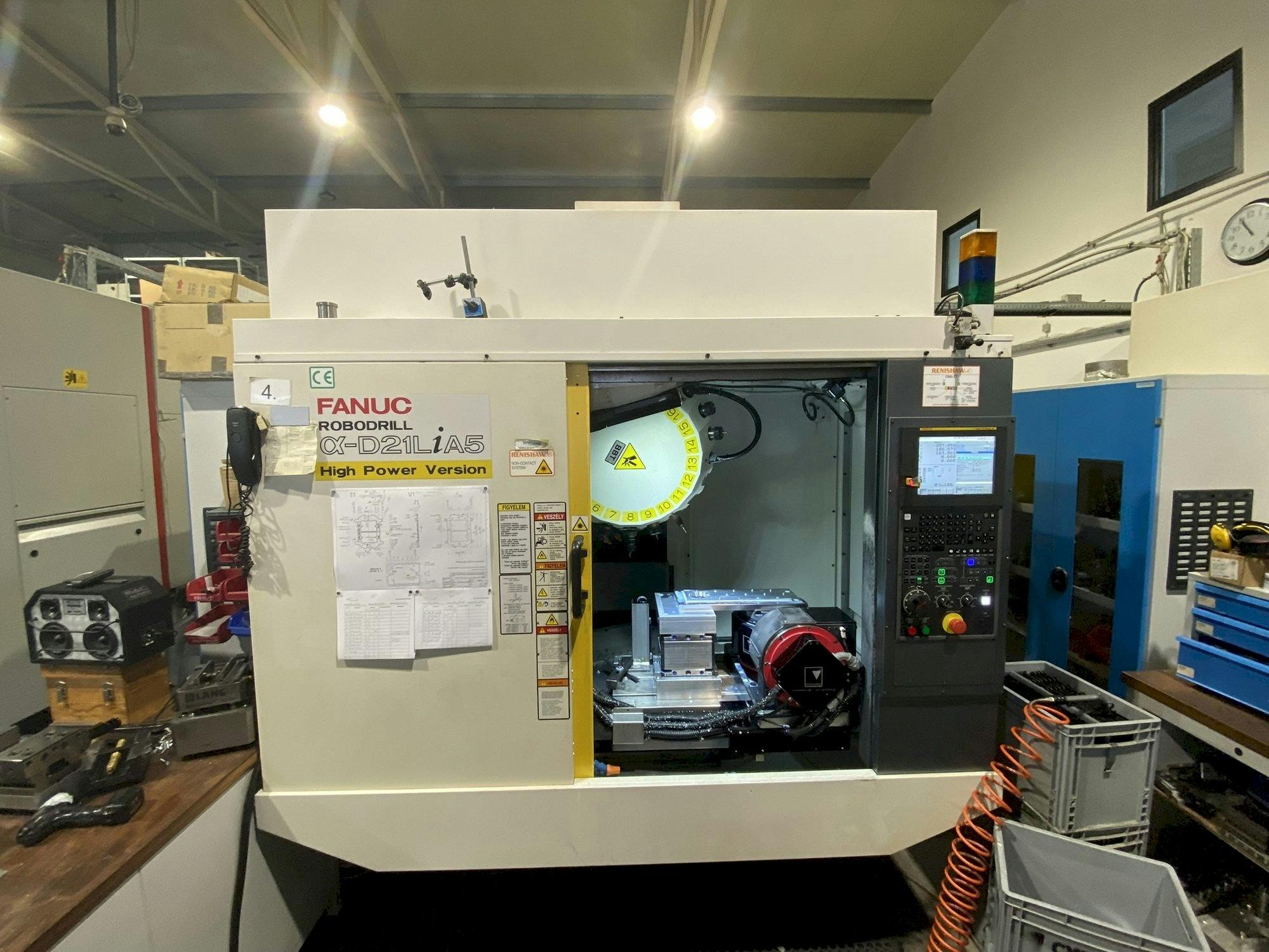 Masina FANUC Robodrill Alpha D21LiB5   eestvaade