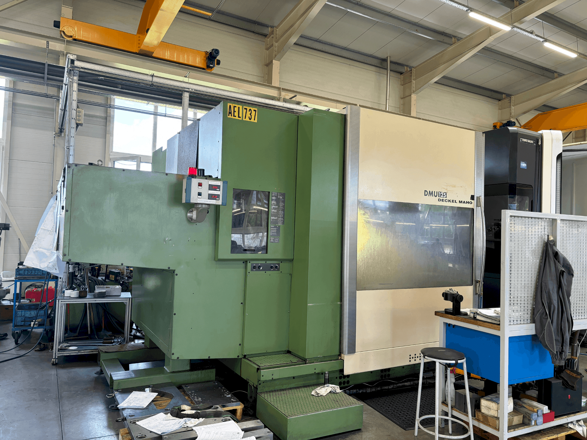 Masina DMG MORI DMU 125   eestvaade