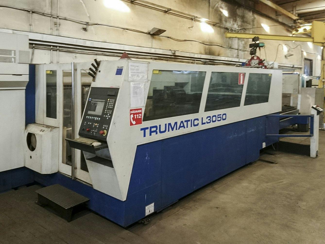 Masinavaade Trumpf Trumatic L3050   vasakult