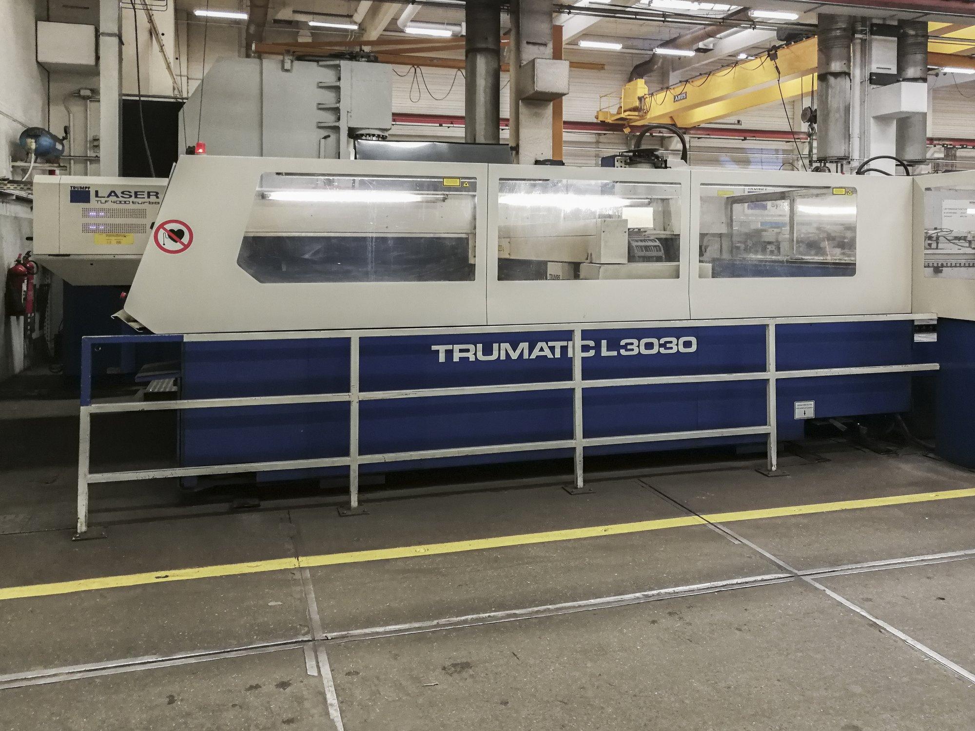 Masinavaade Trumpf Trumatic L3030   vasakult